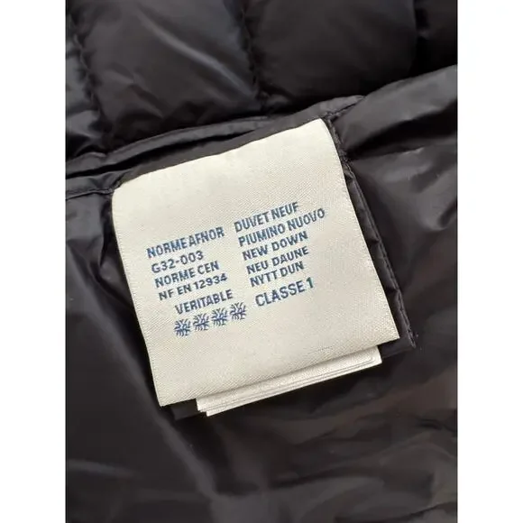 Moncler Liane Down Puffer Vest Gilet Black Size 2 (Medium) $1045